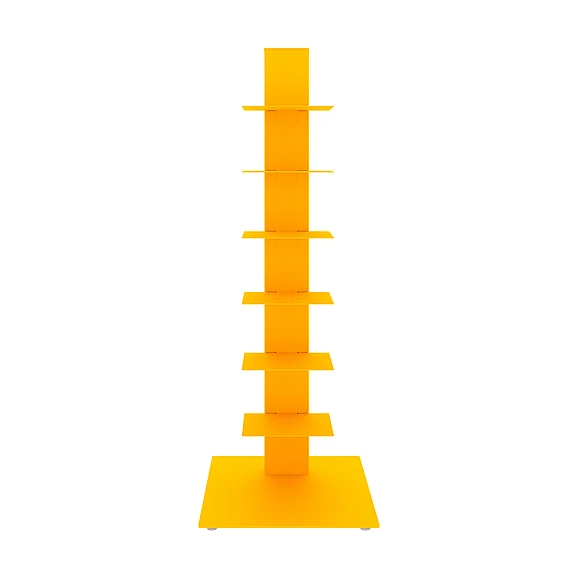 Euro Style Sapiens Bookcase/Shelf/Shelving Tower in Yellow 94196YEL-KIT CLOSEOUT