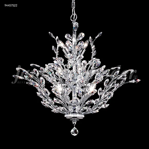 James R. Moder Florale Collection Crystal Chandelier in Gold 94457G22