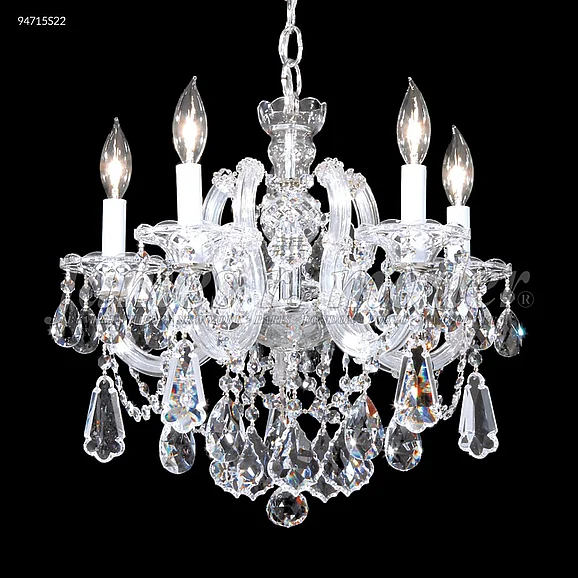 James R. Moder Maria Theresa Royal Collection Crystal Chandelier in Silver 94715S22