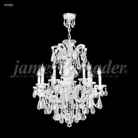 James R. Moder Maria Theresa Royal Collection Crystal Chandelier in Silver 94732S00