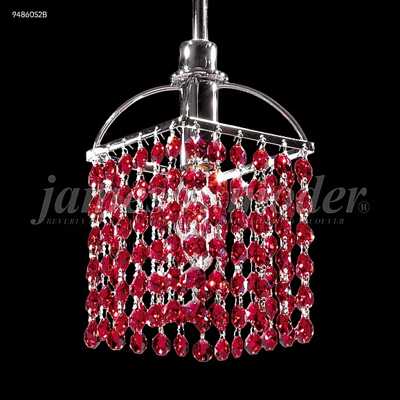 James R. Moder Tekno Mini Collection Crystal Chandelier in Silver 94860S2E