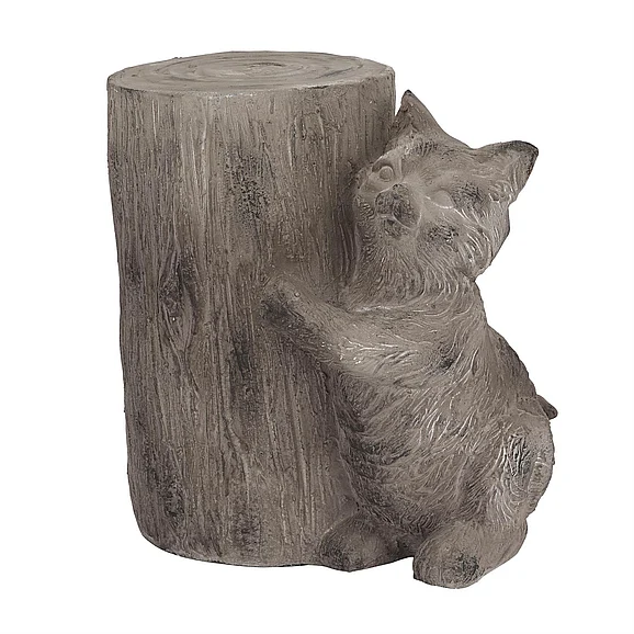 UMA Brown Magnesium Oxide Fox Garden Sculpture, 14" x 10" x 15" | 94888 CLOSEOUT