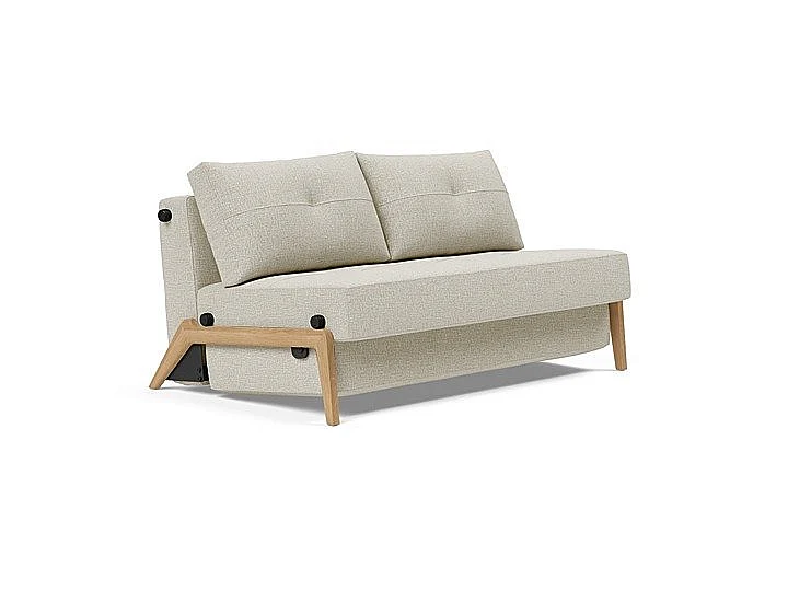Innovation Living Cubed Full Sofa 02 in Lacquered Oak (527 Mixed Dance Natural) 95-744002527-5-2