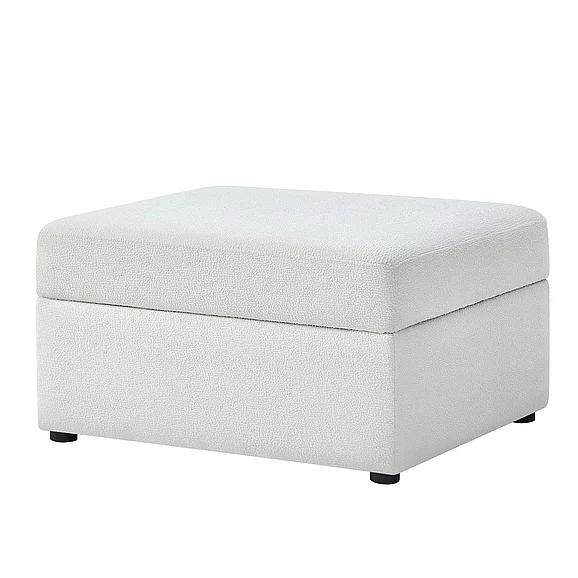 Comfort Pointe Chandler Storage Ottoman - Ivory 95004-05-SOT