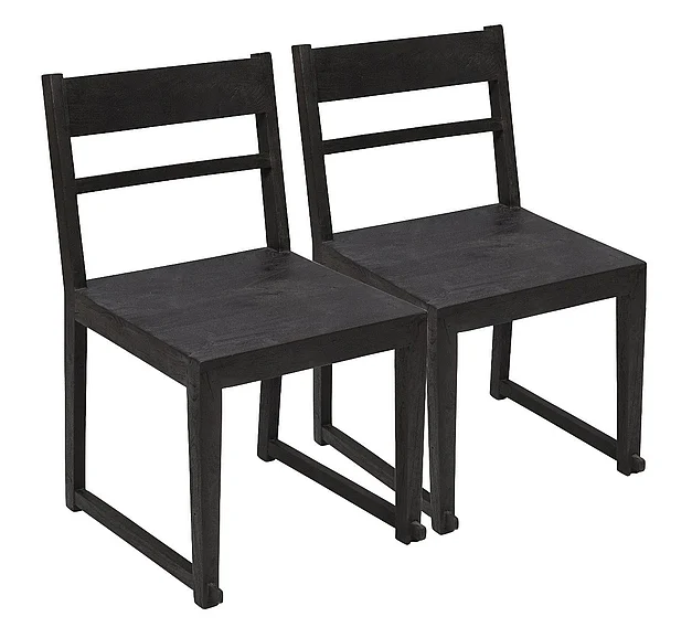 Moti Furniture Fernious Dining Chair (Set of 2) in Dark Gray