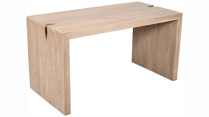 Moti Furniture Argyle Desk in Light Ash Ivory 95207001