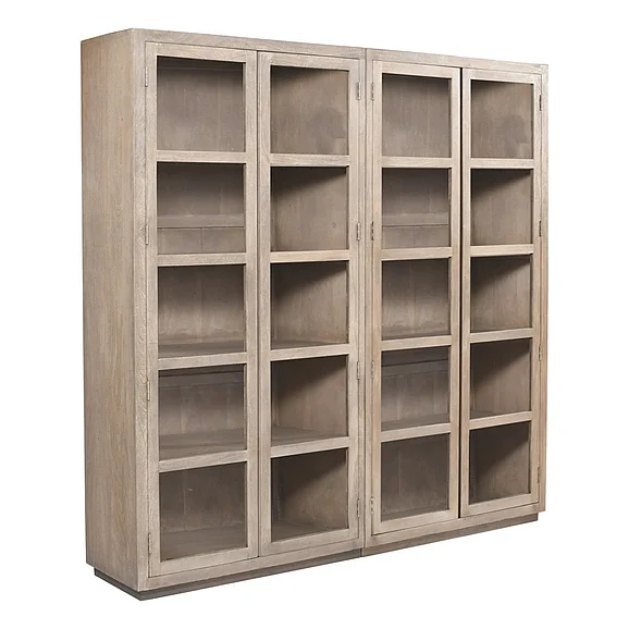 Moti Furniture Argyle Bookcase in Light Ash Ivory 95208001