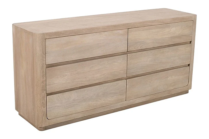 Moti Furniture Argyle Dresser in Light Ash Ivory 95216001