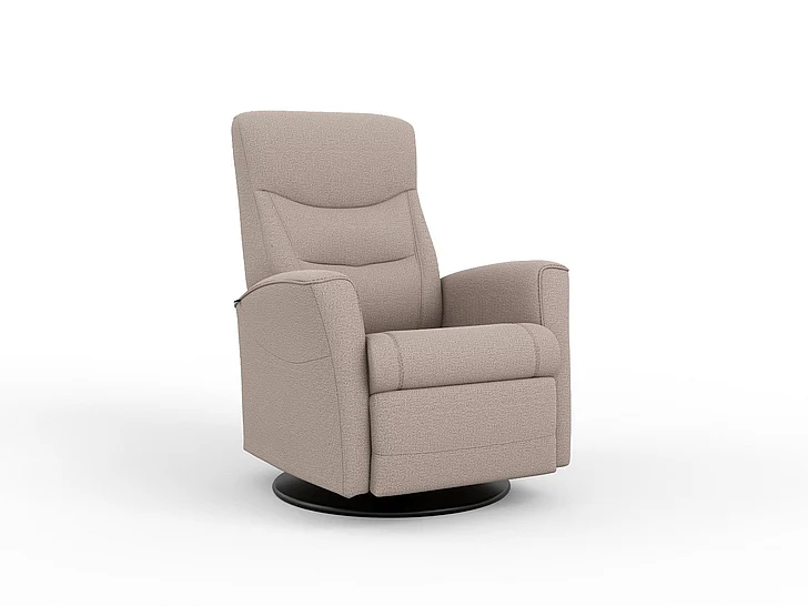Fjords Relax Oslo Small Swing Relaxer Motorized in Fabric Maple Grey 954116P-M1026 CUSTOM ITEM
