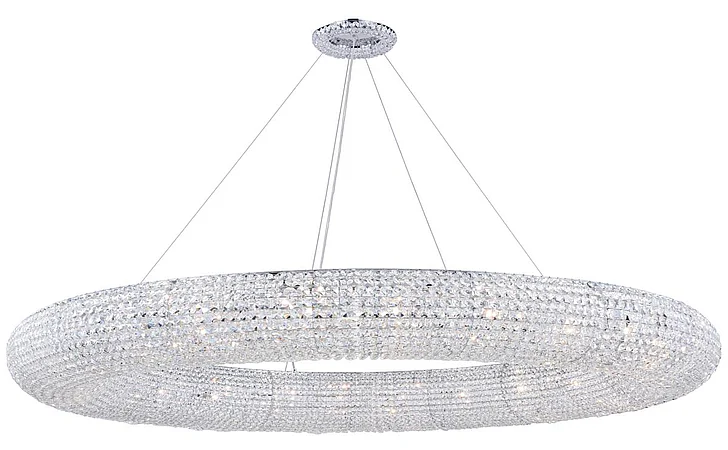 Elegant Paris 30 Light Chrome Chandelier Clear Royal Cut Crystal 2114G71C/RC