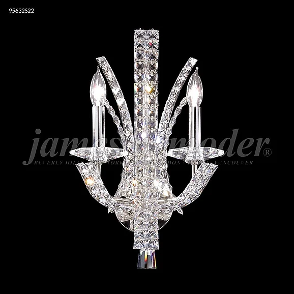 James R. Moder Eclipse Fashion Collection Crystal Chandelier in Silver 95632S22