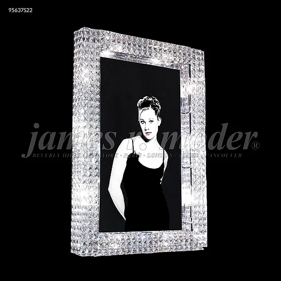 James R. Moder Eclipse Fashion Collection Crystal Chandelier in Silver 95637S22