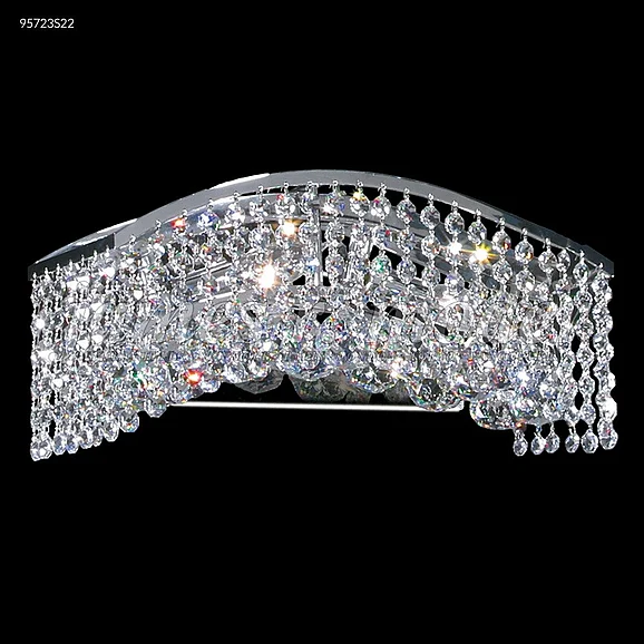 James R. Moder Fashionable Broadway Collection Wall Sconce / Vanity in Silver 95723S22