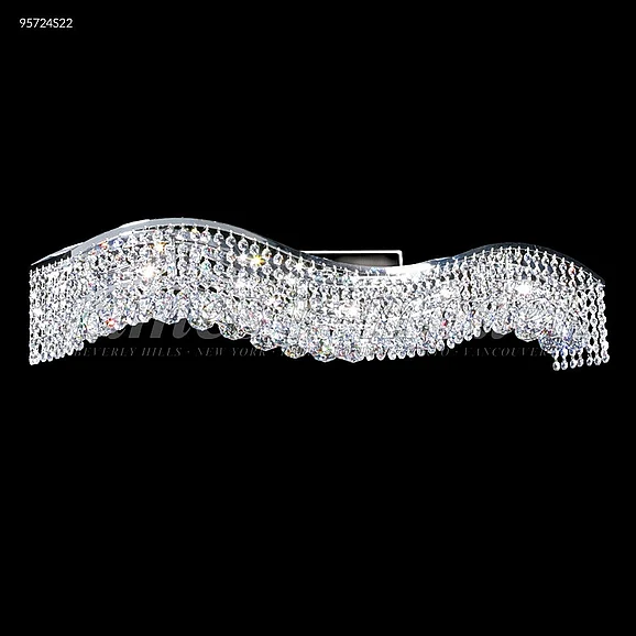 James R. Moder Fashionable Broadway Collection Wall Sconce / Vanity in Silver 95724S22