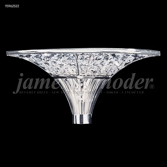 James R. Moder Contemporary Collection Crystal Chandelier in Silver 95962S22