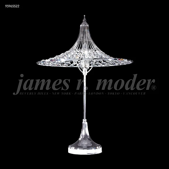 James R. Moder Contemporary Collection Crystal Chandelier in Silver 95965S22