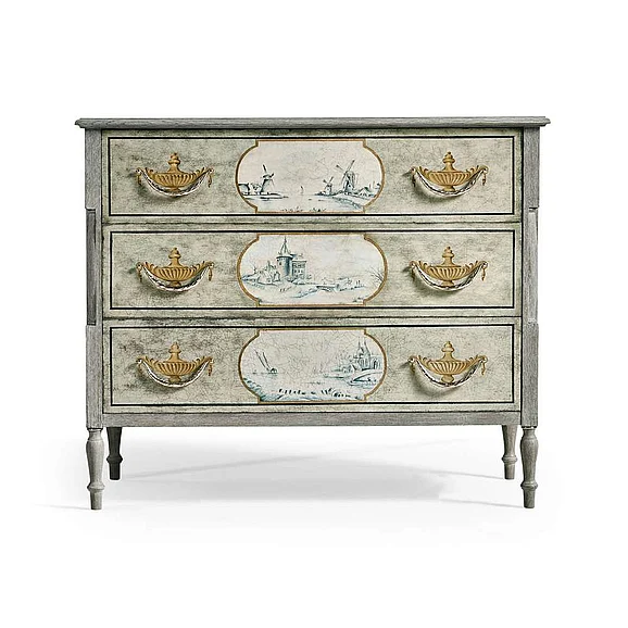 Jonathan Charles JC Traditional Morningside Chest of Drawers 007-1-901-OCB