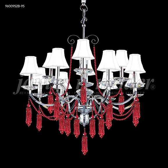 James R. Moder Tassel Collection Crystal Chandelier in Silver 96009S22-95