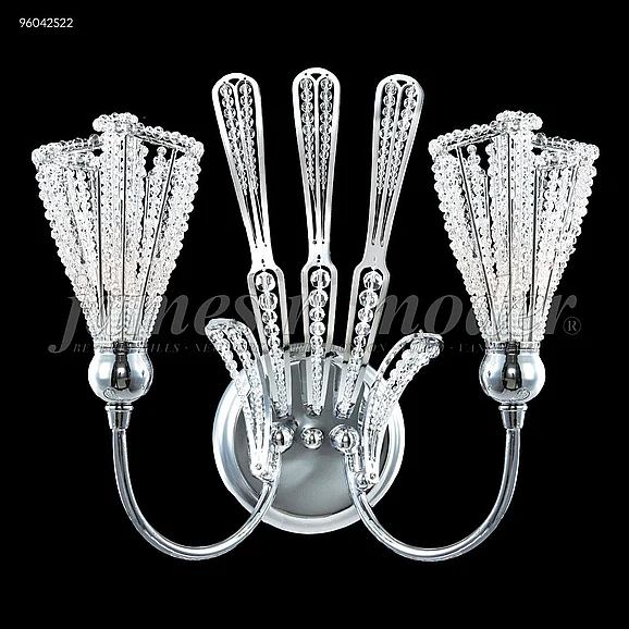 James R. Moder Jewelry Collection Wall Sconce / Vanity in Silver 96042S22