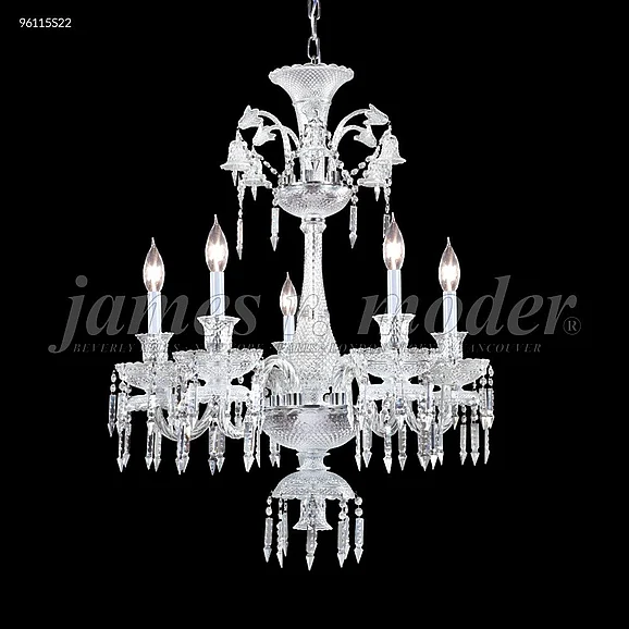 James R. Moder Le Chateau Collection Crystal Chandelier in Silver 96115S22-74