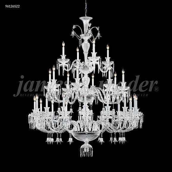 James R. Moder Le Chateau Collection Large Entry Crystal Chandelier in Silver 96126S22-74