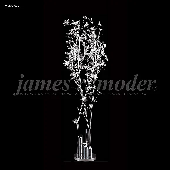 James R. Moder Continental Fashion Collection Crystal Chandelier in Silver 96186S22