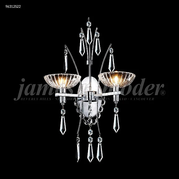 James R. Moder Medallion Collection Crystal Chandelier in Silver 96312S22