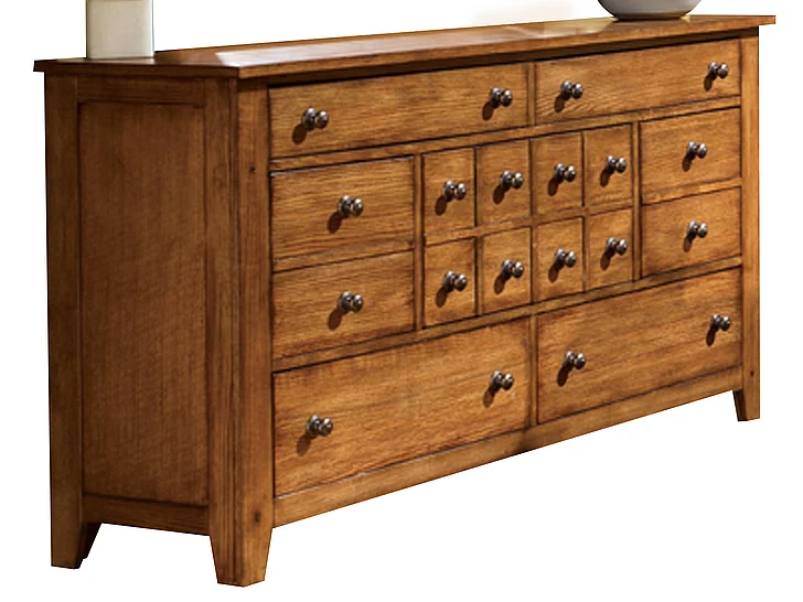 Liberty Furniture Grandpa's Cabin Dresser in Age Oak 175-BR31