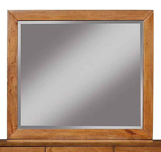 Alpine Furniture Flynn Mirror in Acorn 966-06