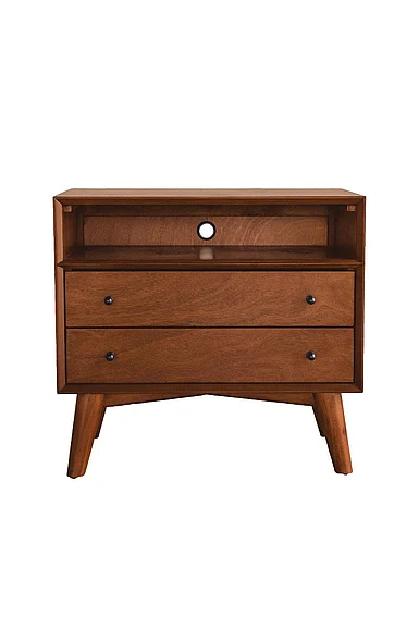 Alpine Furniture Flynn Grand Nightstand in Acorn 966-22