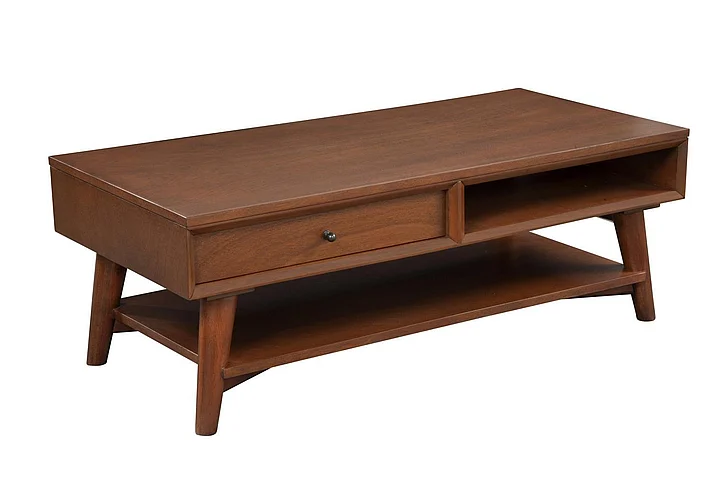 Alpine Furniture Flynn Coffee Table in Acorn 966-61