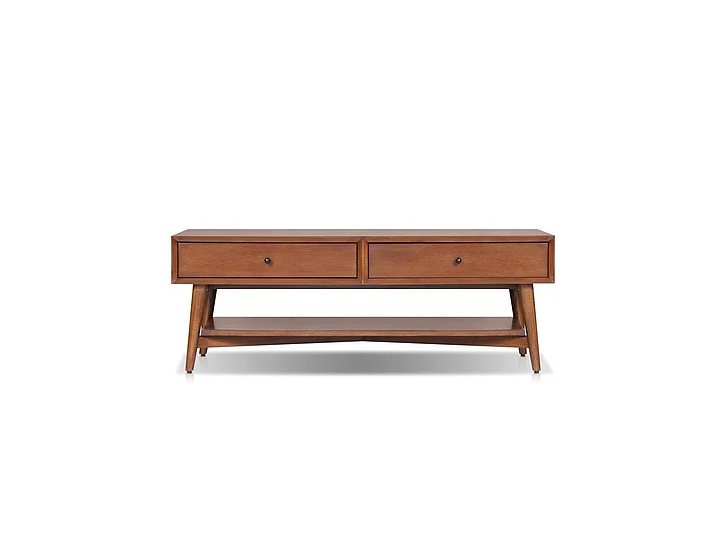Alpine Furniture Flynn Coffee Table, Chestnut 966-91