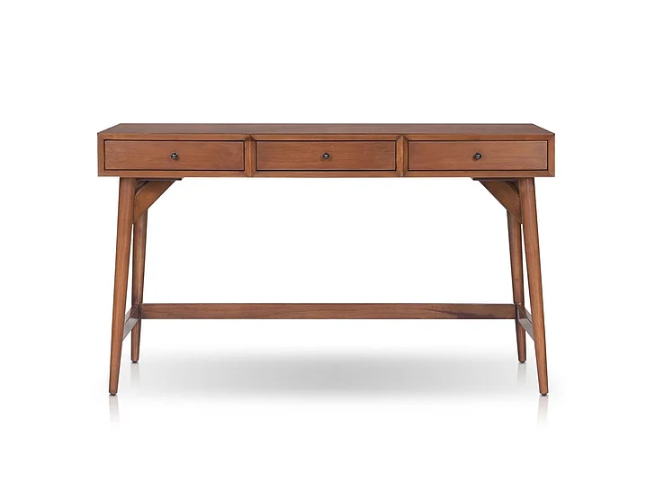 Alpine Furniture Flynn Large Desk, Chestnut 966-96