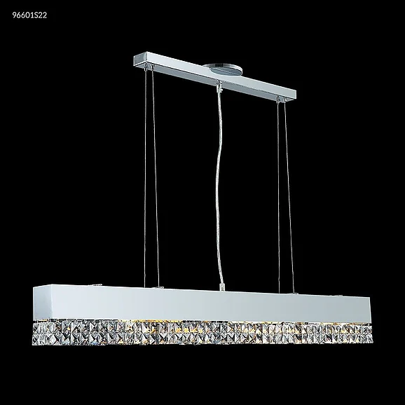 James R. Moder Fashionable Broadway Collection Crystal Chandelier in Silver 96601S22