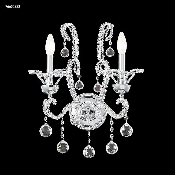 James R. Moder Pearl Collection Wall Sconce / Vanity in Silver 96652S22