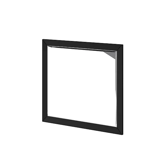 Alpine Furniture Flynn Mid Century Modern Mirror in Black 966BLK-06