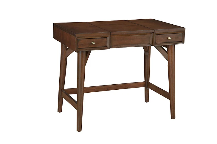 Alpine Furniture Flynn Bedroom Vanity in Walnut 966WAL-19