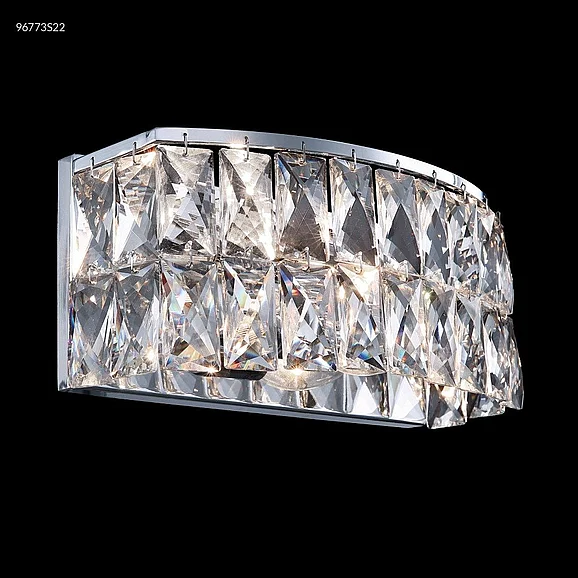 James R. Moder Vanity Light Collection Crystal Chandelier in Silver 96773S22