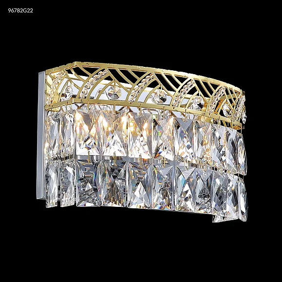 James R. Moder Vanity Light Collection Crystal Chandelier in Gold 96782G22