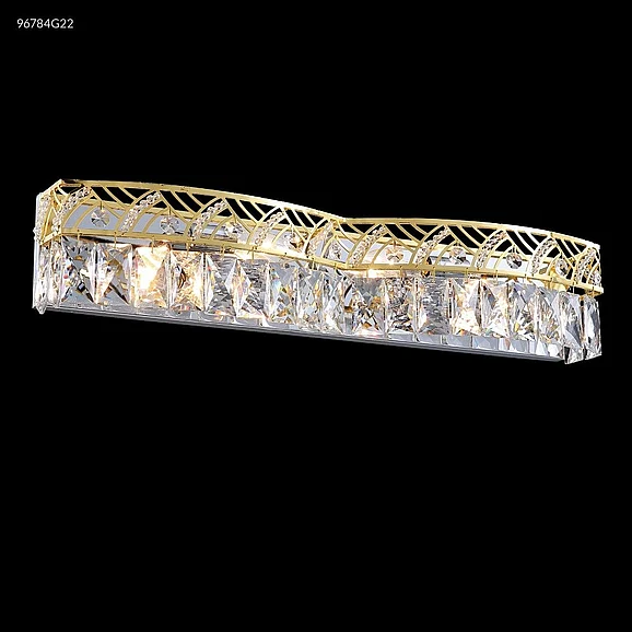 James R. Moder Vanity Light Collection Crystal Chandelier in Gold 96784G22