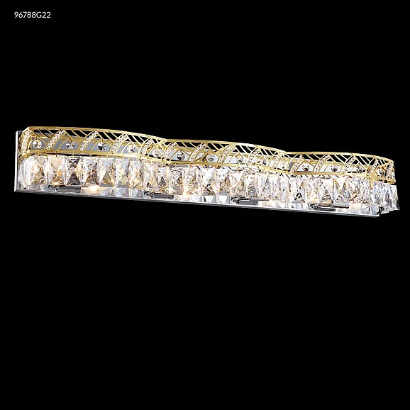 James R. Moder Vanity Light Collection Crystal Chandelier in Gold 96788G22