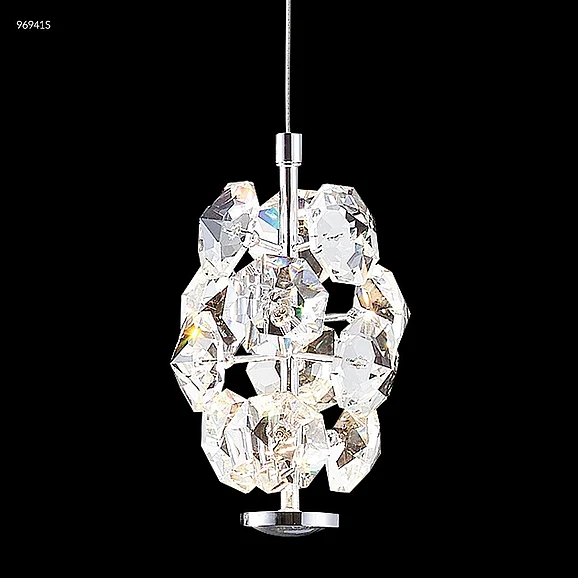 James R. Moder Continental Fashion Collection Crystal Chandelier in Silver 96941S22