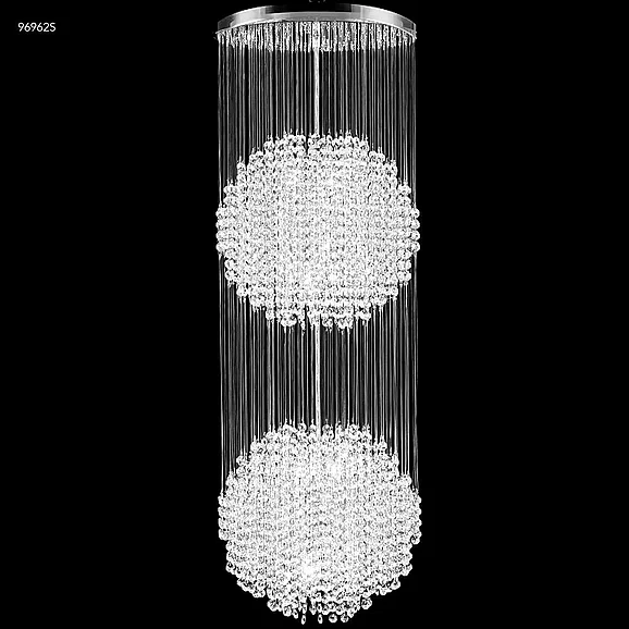 James R. Moder Galaxy Collection Crystal Chandelier in Silver 96962S22