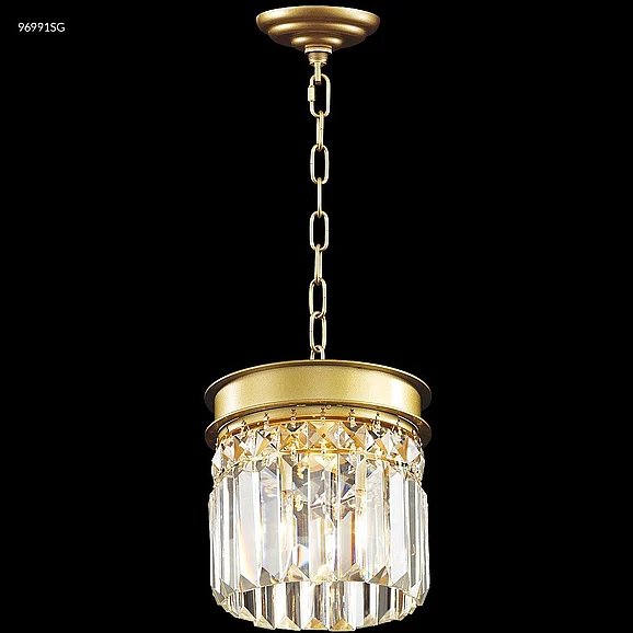 James R. Moder Contemporary Europa Collection Hall and Master Closets in Satin Gold 96991SG22