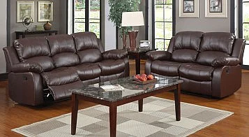 Homelegance Cranley Living Room Set in Brown