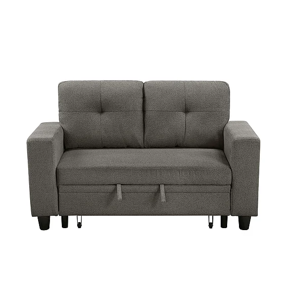 Homelegance Robinson Loveseat with Pull-out Bed in Dark brown 9705DB-2*