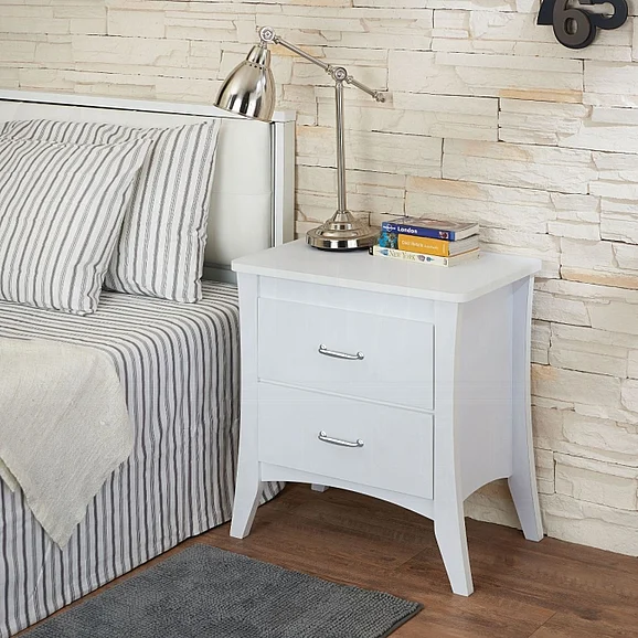 ACME Babb Accent Table in White 97264