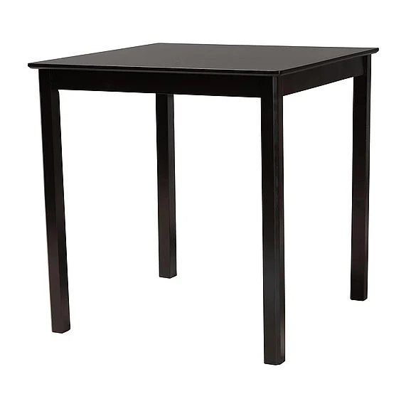 Baxton Studio Lenoir Espresso Brown Counter Height Pub Table 9776