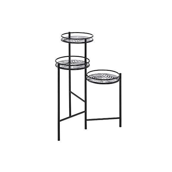 ACME Namid Plant Stand in Black Finish 97797