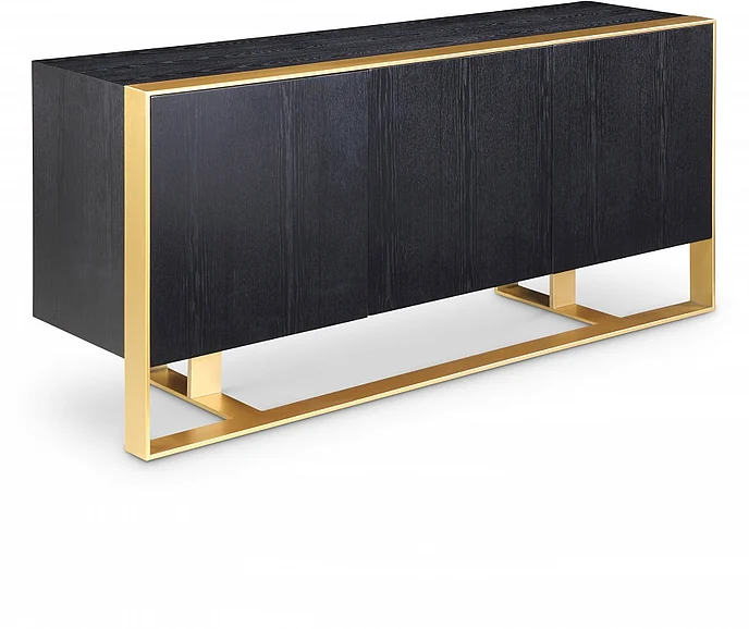 Meridian Sherwood Sideboard/Buffet in Black Wood 325